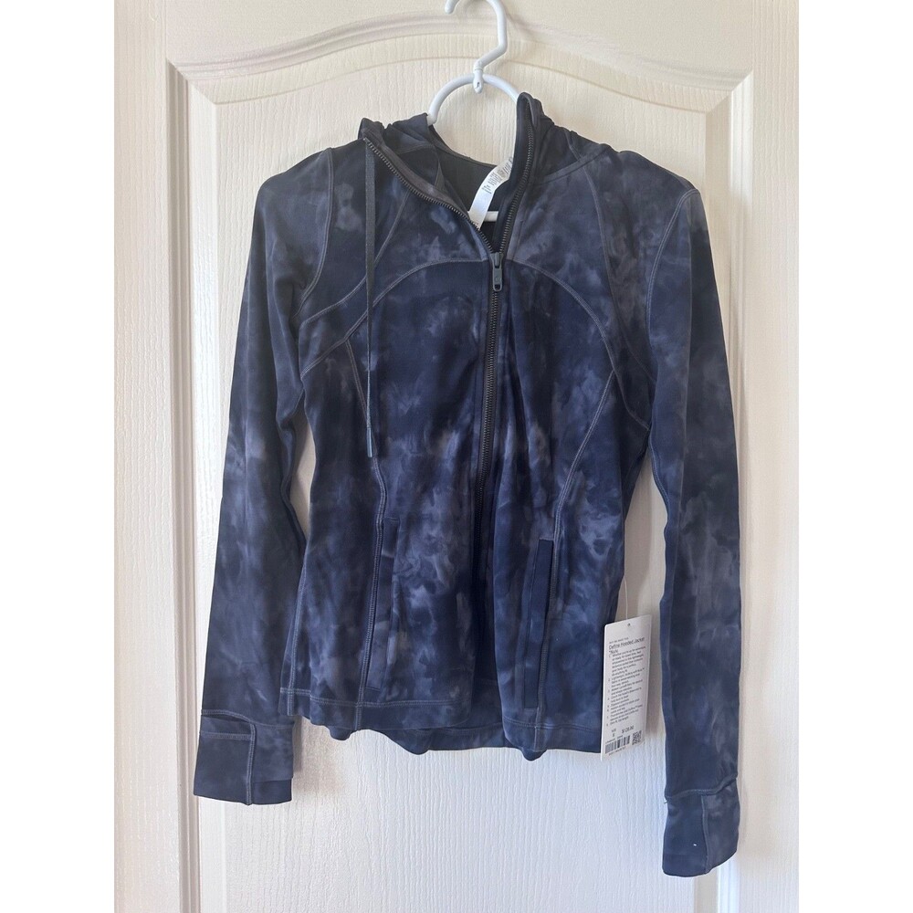 NWT Lululemon Define Hooded Jacket Nulu Grey Camo Size 6